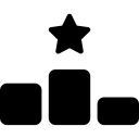 Font Awesome Ranking Star icon