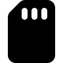 Font Awesome Sd Card icon