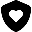 Font Awesome Shield Heart icon
