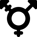 Font Awesome Transgender icon