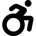 Font Awesome Wheelchair Move icon