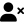 Font Awesome User Xmark icon