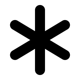 Font Awesome Asterisk icon