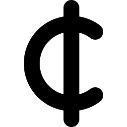 Font Awesome Cedi Sign icon
