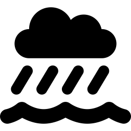 Font Awesome Cloud Showers Water icon