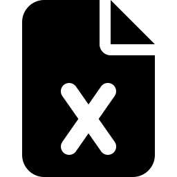 Font Awesome File Excel icon