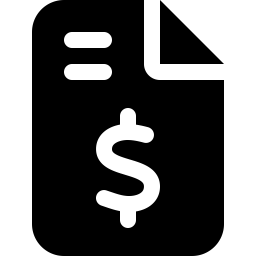 Font Awesome File Invoice Dollar icon