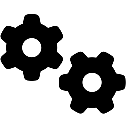 Font Awesome Gears Icon | Font Awesome Iconpack | Font Awesome Team