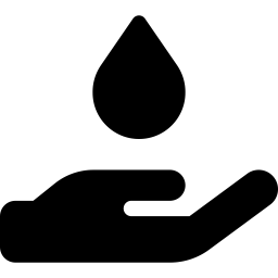 Font Awesome Hand Holding Droplet icon