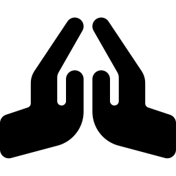 Font Awesome Hands Praying icon