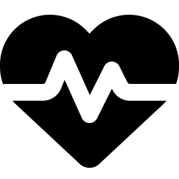 Font Awesome Heart Pulse icon