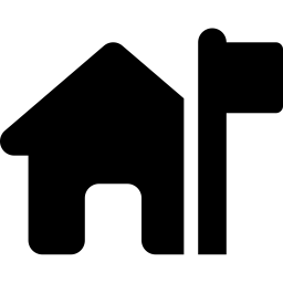 Font Awesome House Flag icon