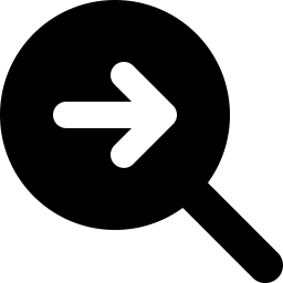 Font Awesome Magnifying Glass Arrow Right icon