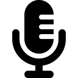 Font Awesome Microphone Lines icon