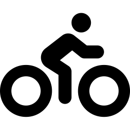 Font Awesome Person Biking icon