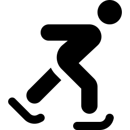 Font Awesome Person Skating icon