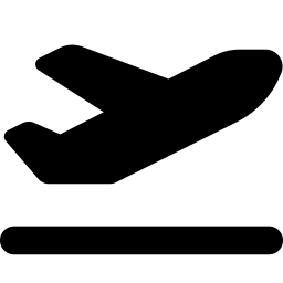 Font Awesome Plane Departure Icon | Font Awesome Iconpack | Font ...