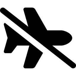 Font Awesome Plane Slash icon