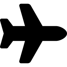 Font Awesome Plane icon