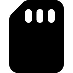 Font Awesome Sd Card icon