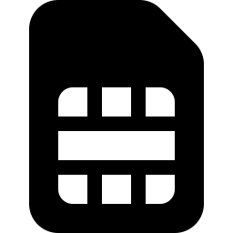 Font Awesome Sim Card icon