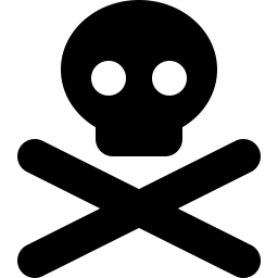 Font Awesome Skull Crossbones icon