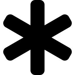 Font Awesome Star of Life icon