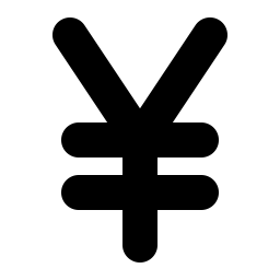 Font Awesome Yen Sign icon