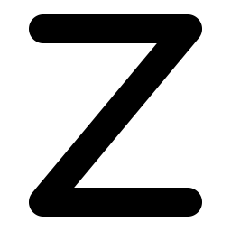 Font Awesome Z icon