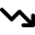 Font Awesome Arrow Trend Down icon