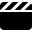 Font Awesome Clapperboard icon