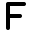 Font Awesome F icon