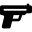 Font Awesome Gun icon