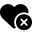 Font Awesome Heart Circle Xmark icon