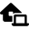 Font Awesome House Laptop icon
