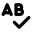 Font Awesome Spell Check icon