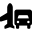 Font Awesome Truck Plane icon