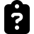 Font Awesome Clipboard Question icon