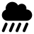 FontAwesome-Cloud-Showers-Heavy icon