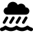 FontAwesome-Cloud-Showers-Water icon