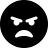 FontAwesome-Face-Angry icon