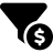 Font Awesome Filter Circle Dollar icon