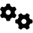 Font Awesome Gears icon