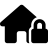 FontAwesome-House-Lock icon