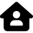 FontAwesome-House-User icon