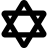 FontAwesome-Star-of-David icon