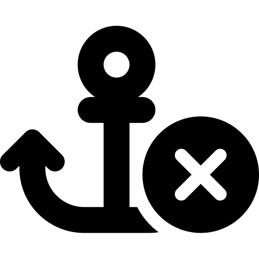 FontAwesome-Anchor-Circle-Xmark icon