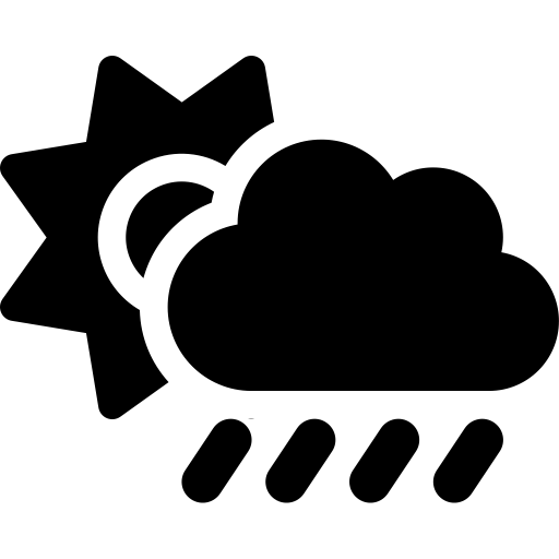 FontAwesome-Cloud-Sun-Rain icon