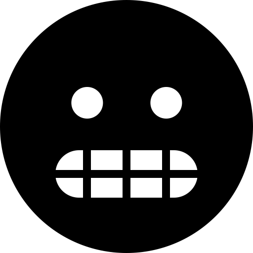 FontAwesome-Face-Grimace icon