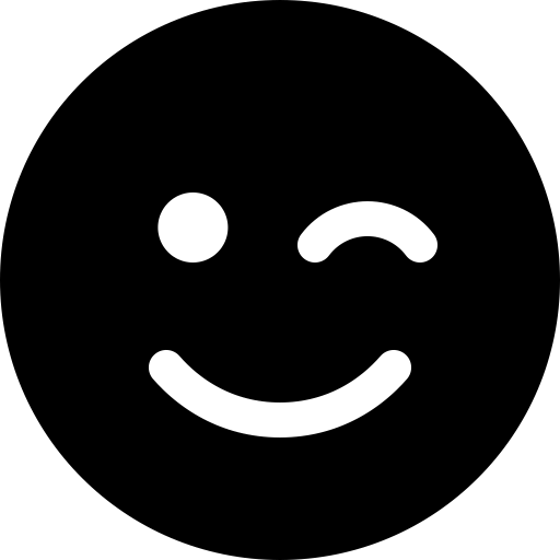 FontAwesome-Face-Smile-Wink icon